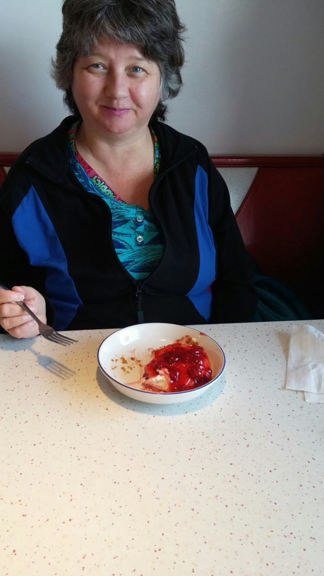 Linda Randall Chisholm Cherry Cheesecake Squires Pizza Dunnville Ontario
